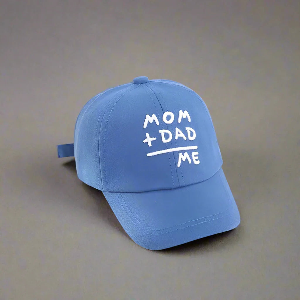 Mom Dad Me Snapback Cap