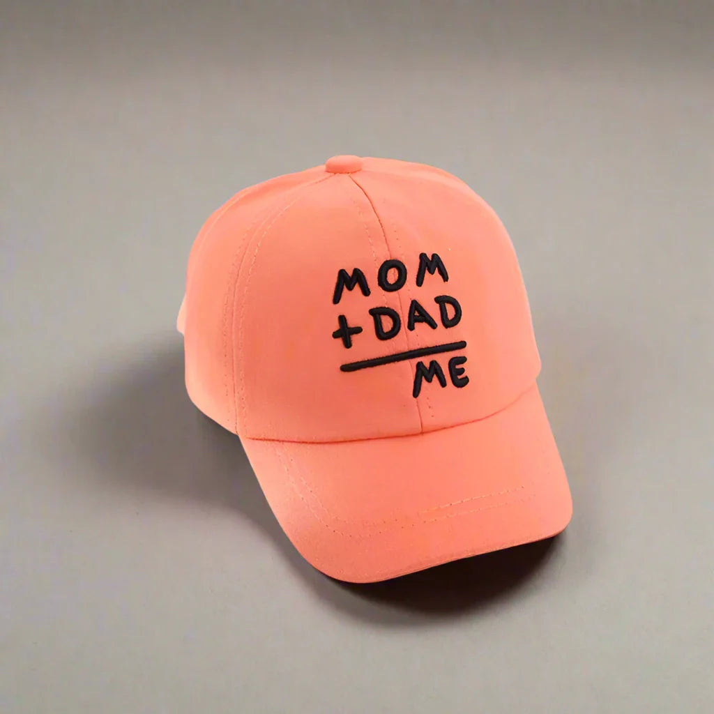 Mom Dad Me Snapback Cap