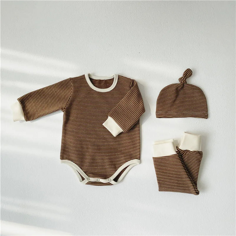 Striped Leggings Set. 3Pcs