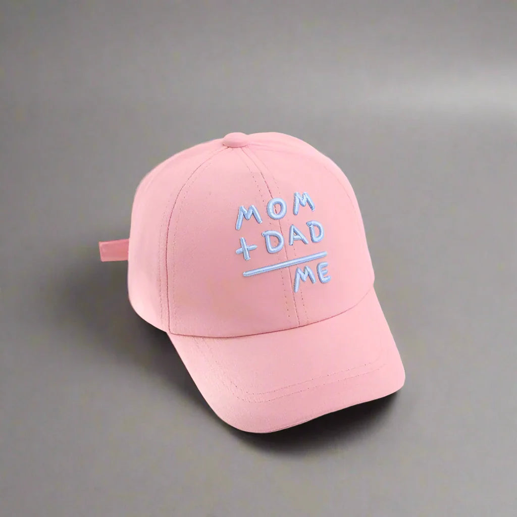 Mom Dad Me Snapback Cap