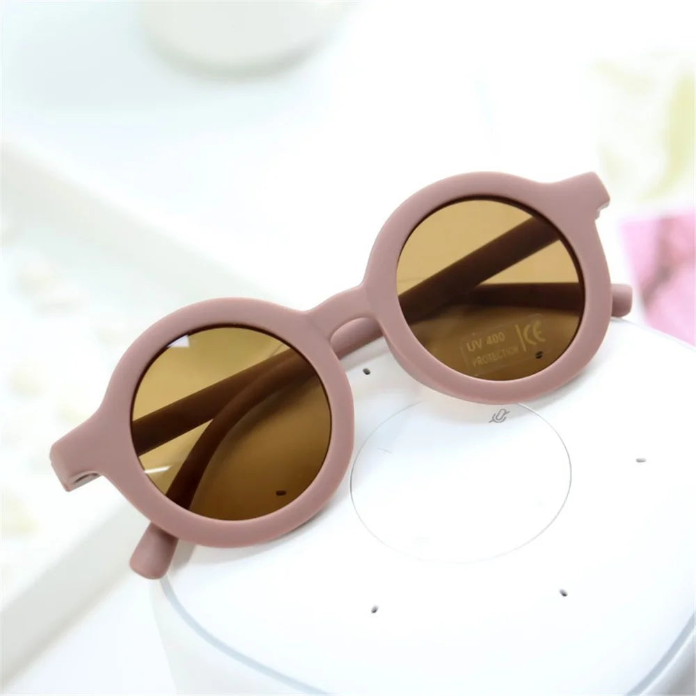 Retro Solid Color Ultraviolet Sunglasses