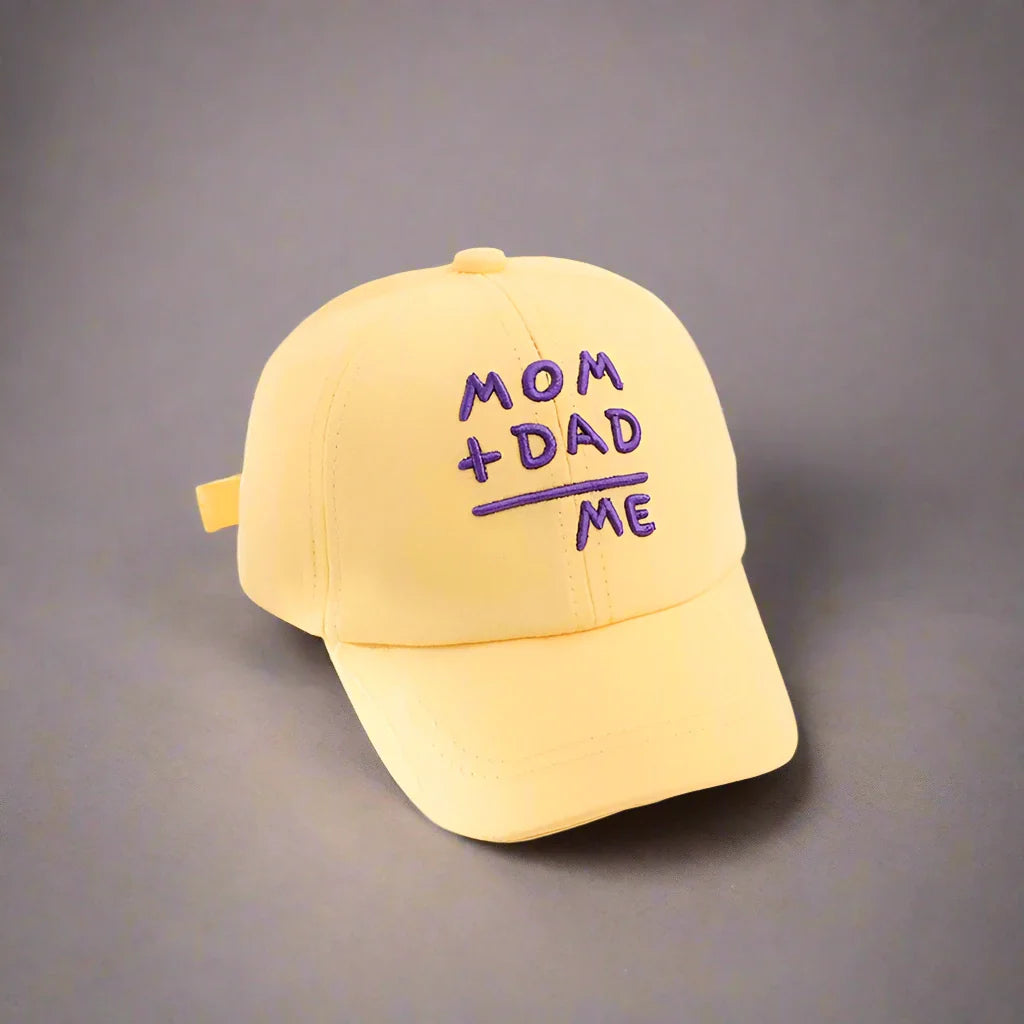 Mom Dad Me Snapback Cap
