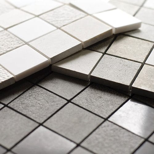 Heritage Textured 12"x12" Limestone Mosaic 2"x2" Tile