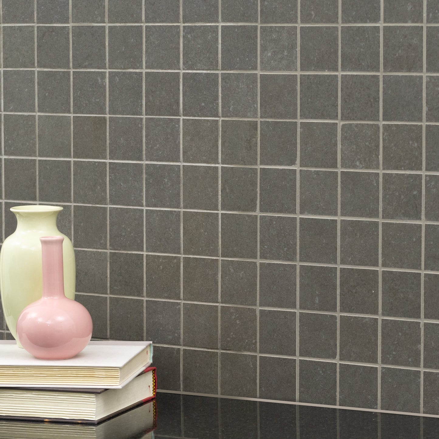 Dimensions Concrete 12"x12" Matte Porcelain Mesh-Mounted Mosaic Tile - MSI Collection