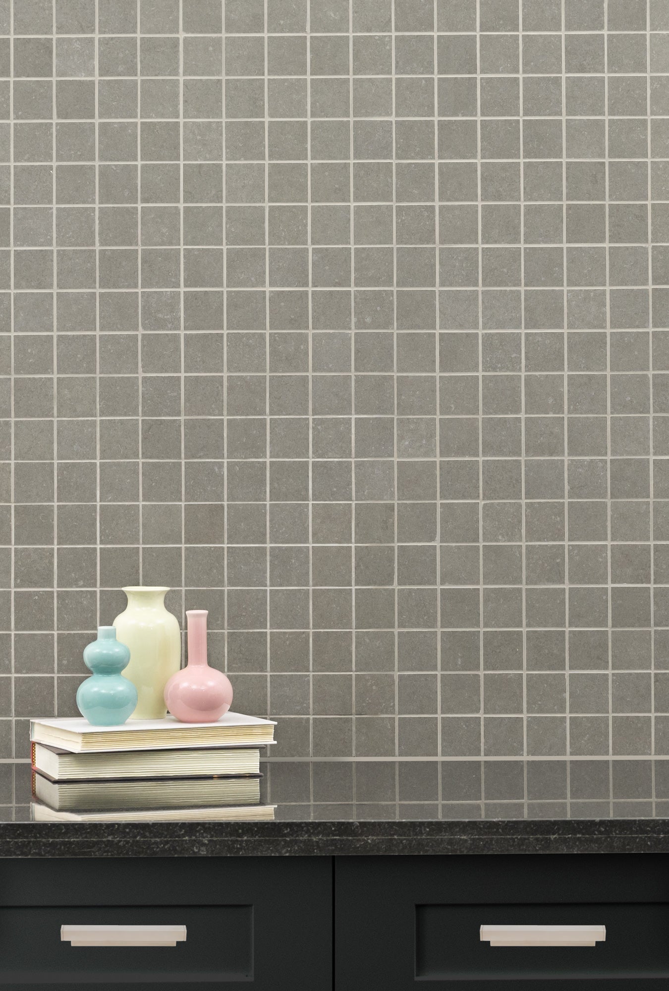 Dimensions Concrete 12"x12" Matte Porcelain Mesh-Mounted Mosaic Tile - MSI Collection