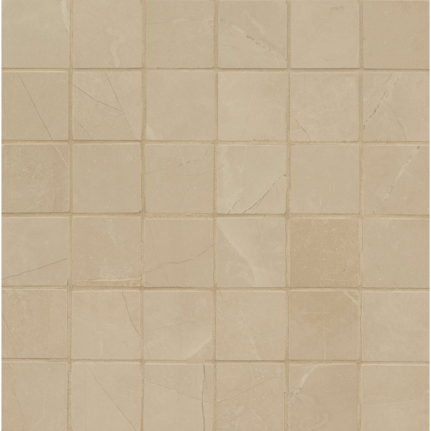 Sande Cream 12"x12" Matte Porcelain Mesh-Mounted Mosaic Tile - MSI Collection
