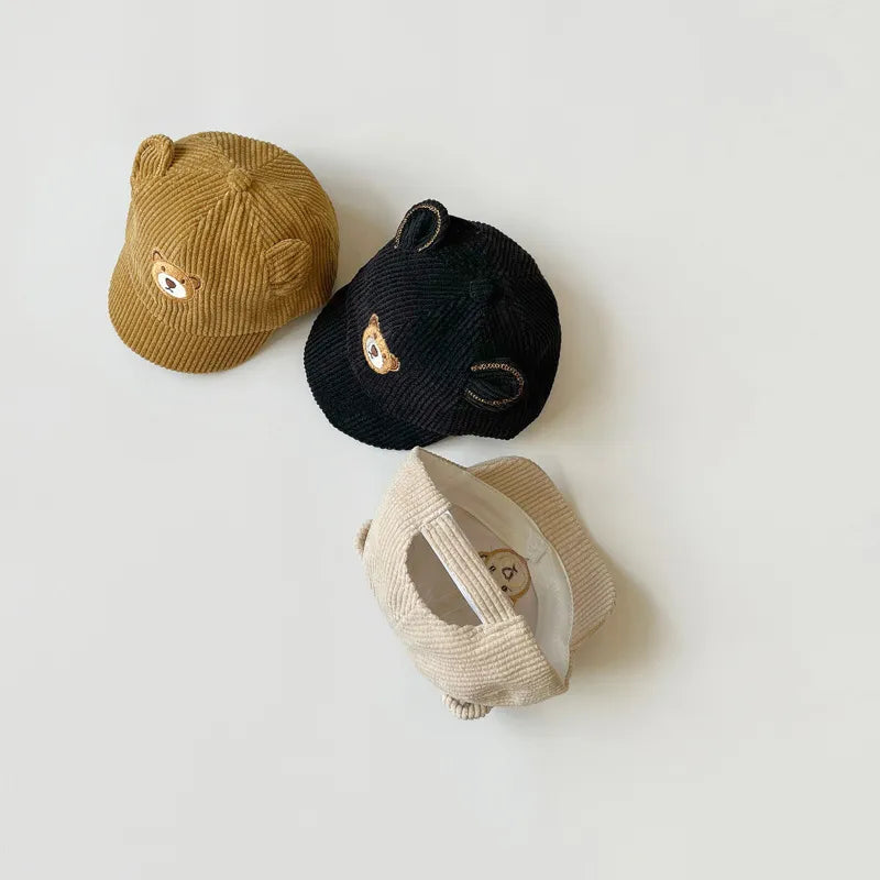 Corduroy Bear Hat