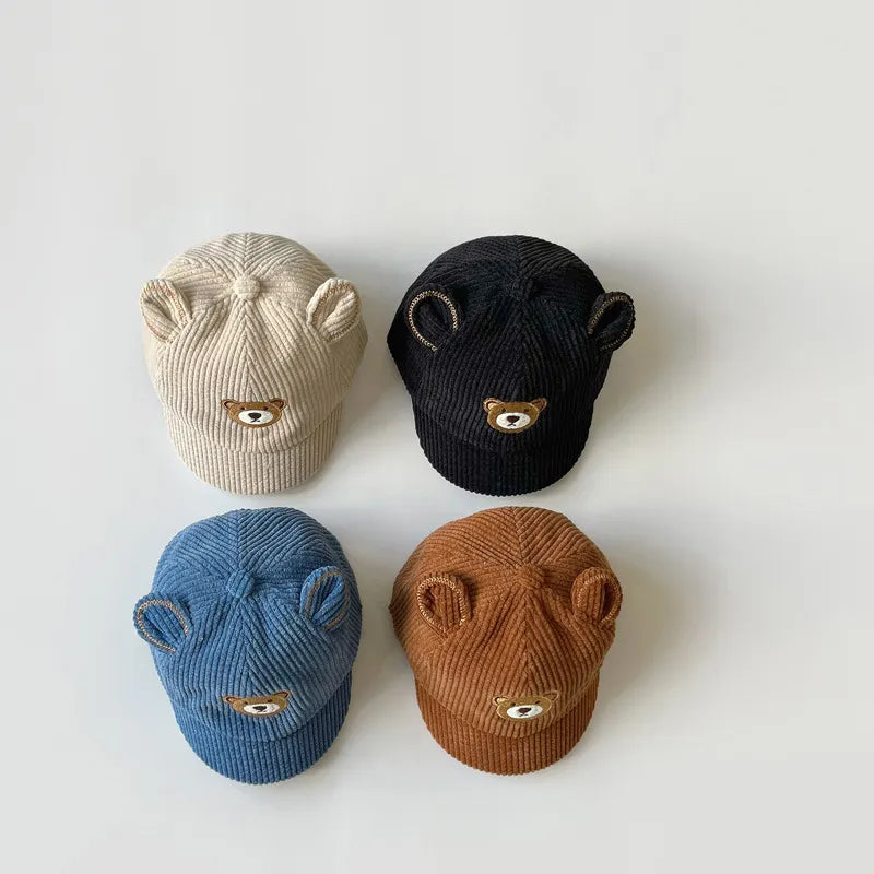 Corduroy Bear Hat