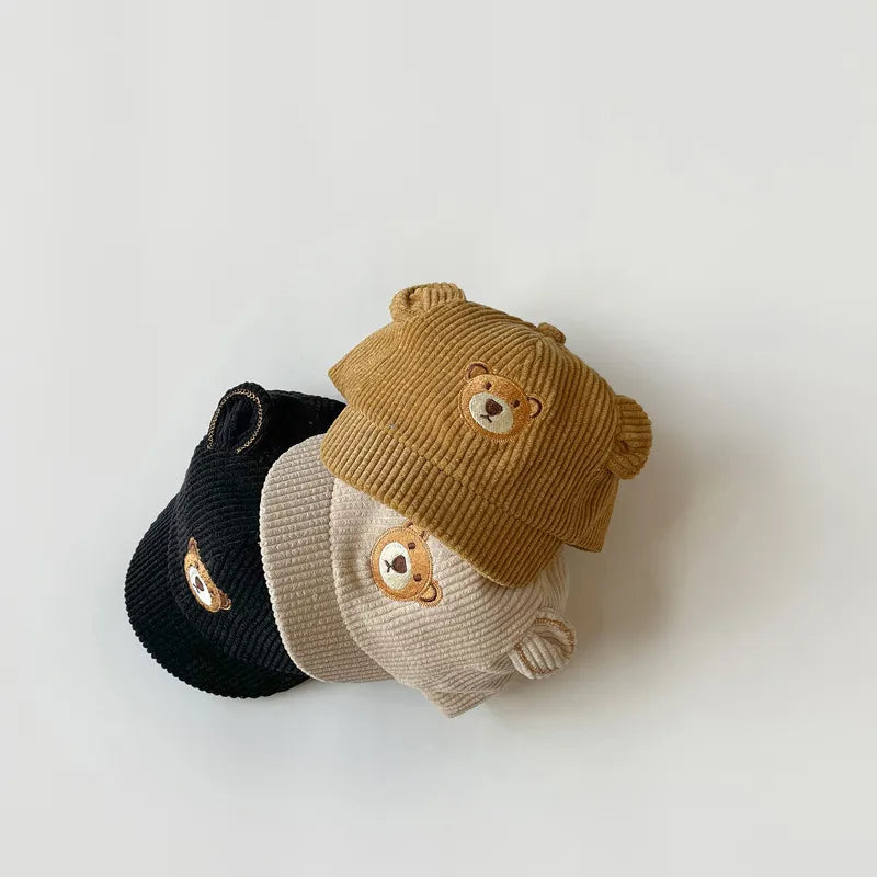 Corduroy Bear Hat