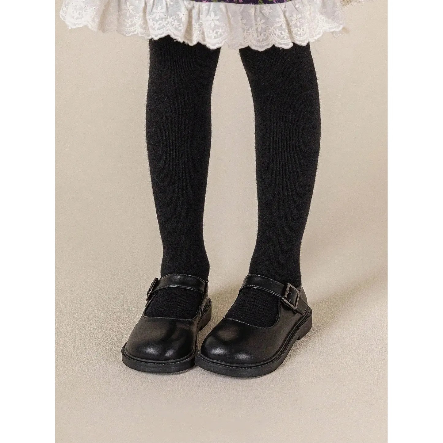 4 Pairs Solid Tights