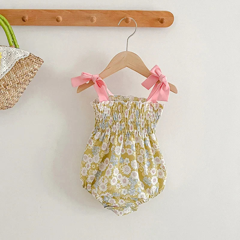 Contrast Floral Sister Outfit