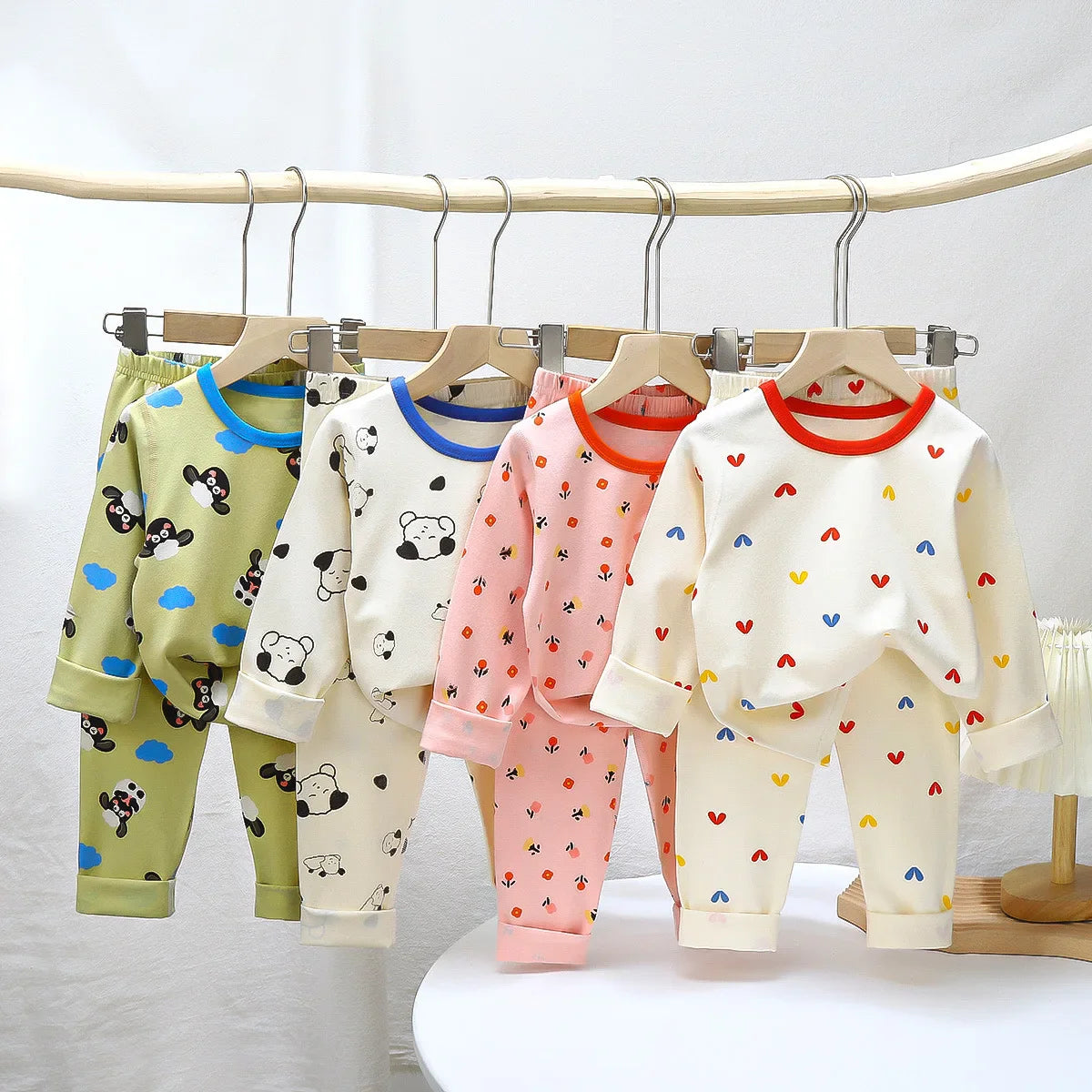 Printed Pajama Lounge Set