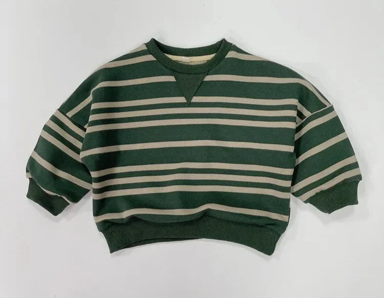 Boys Striped Sweatshirt