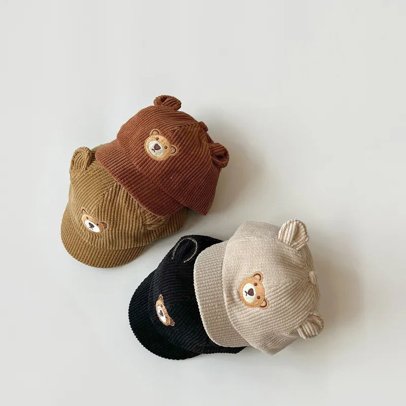Corduroy Bear Hat