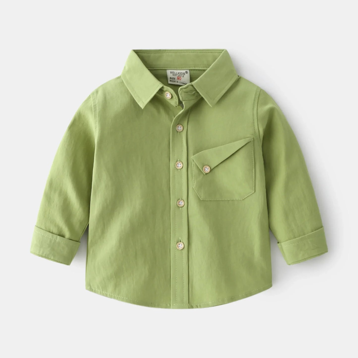 Slant Pocket Button-Up Shirt