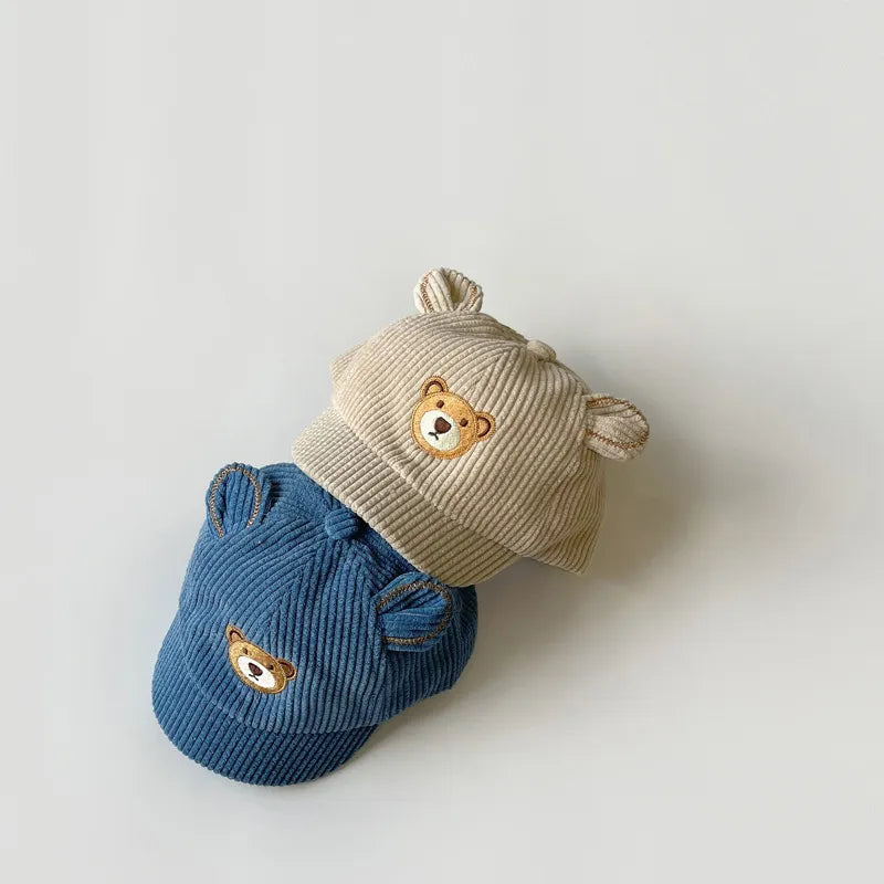 Corduroy Bear Hat