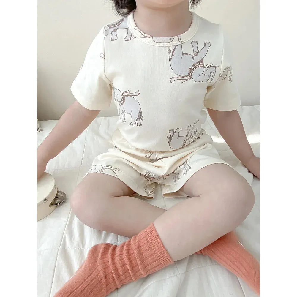 Animal Print Kids Lounge Set