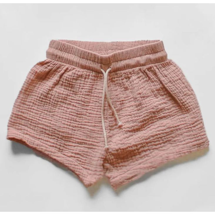 Girls Muslin Shorts Set