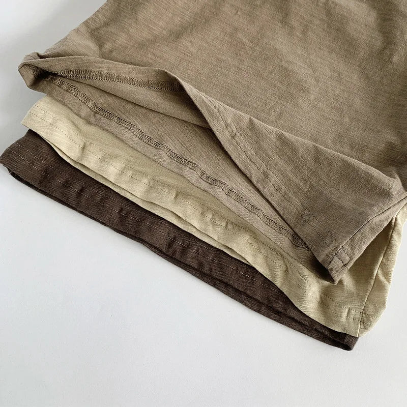 Round Neck Sleeveless Casual T-Shirt