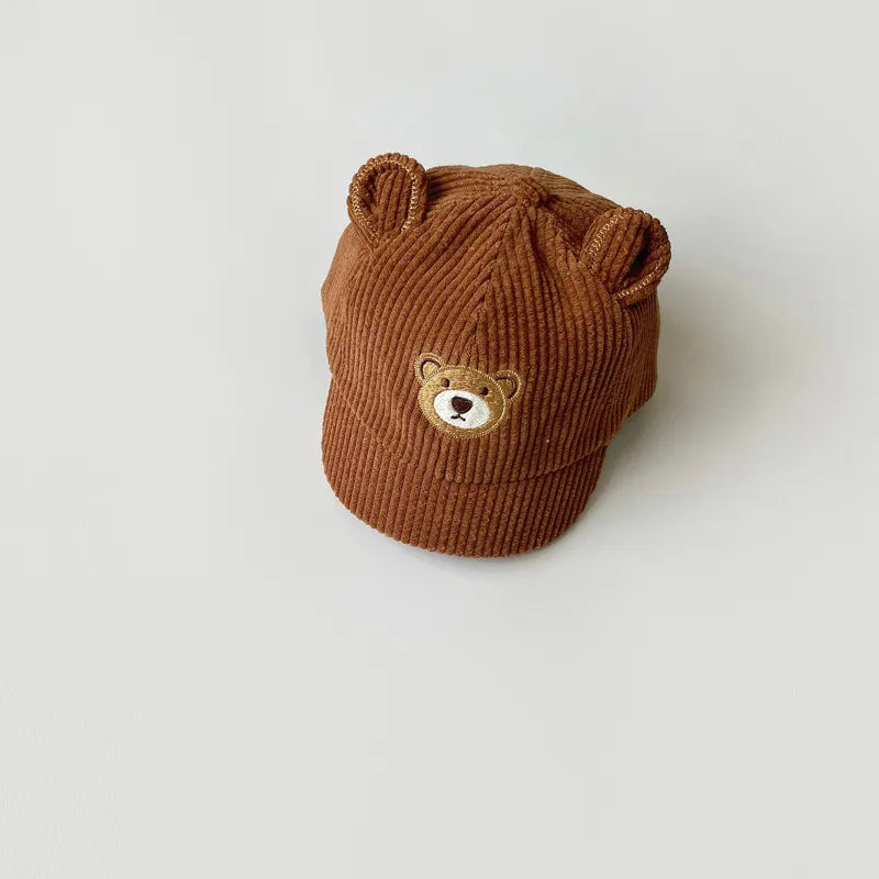 Corduroy Bear Hat