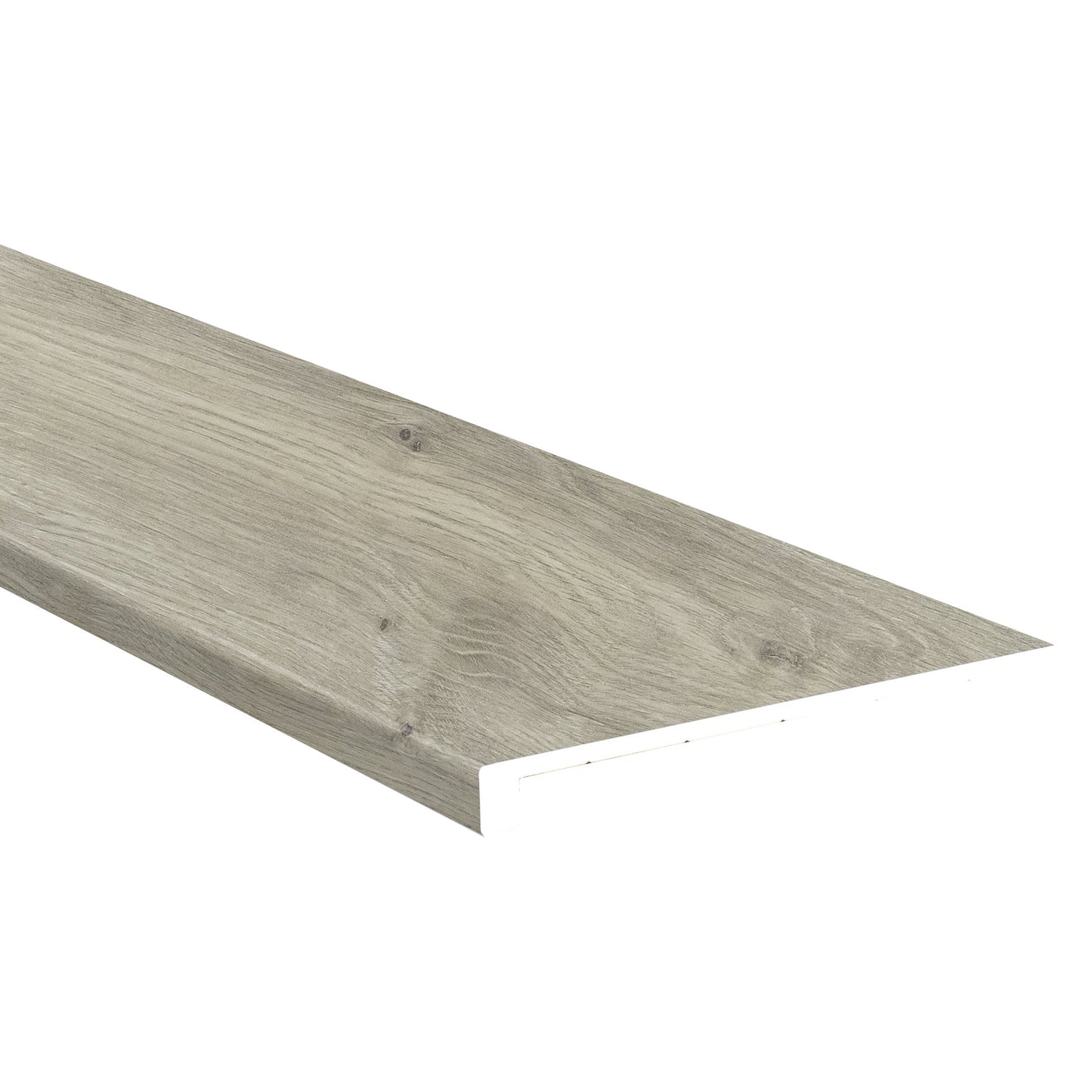York Gray 1.25" Thick x 12.01" Width x 47.24" Stair Tread Eased Edge Molding - MSI Everlife