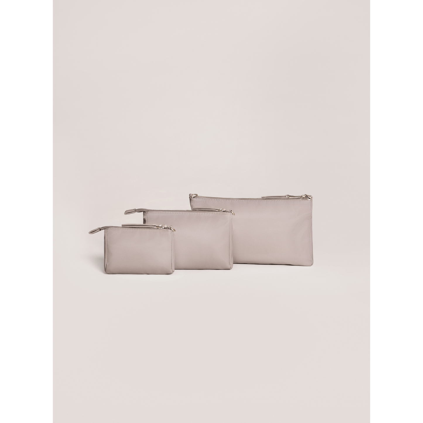 3-piece Pouch Set Taupe