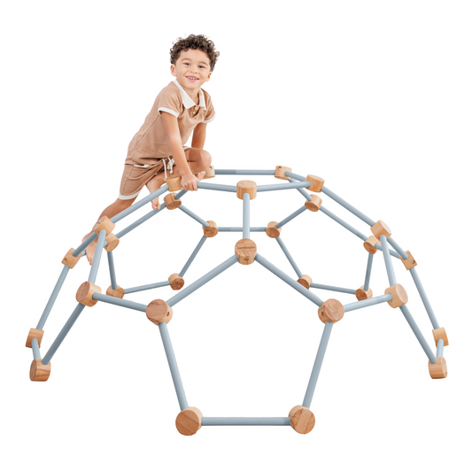 Wooden Climber for Kids by Comfy Cubs (Pacific Blue)