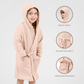 Muslin Bath Robe for Kids, Blush by Comfy Cubs