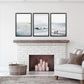 Navy Blue Surfing Wall Art Set of 3 Prints