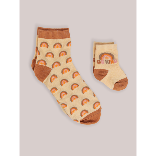 Mama & Me Socks - Be Kind Rainbows