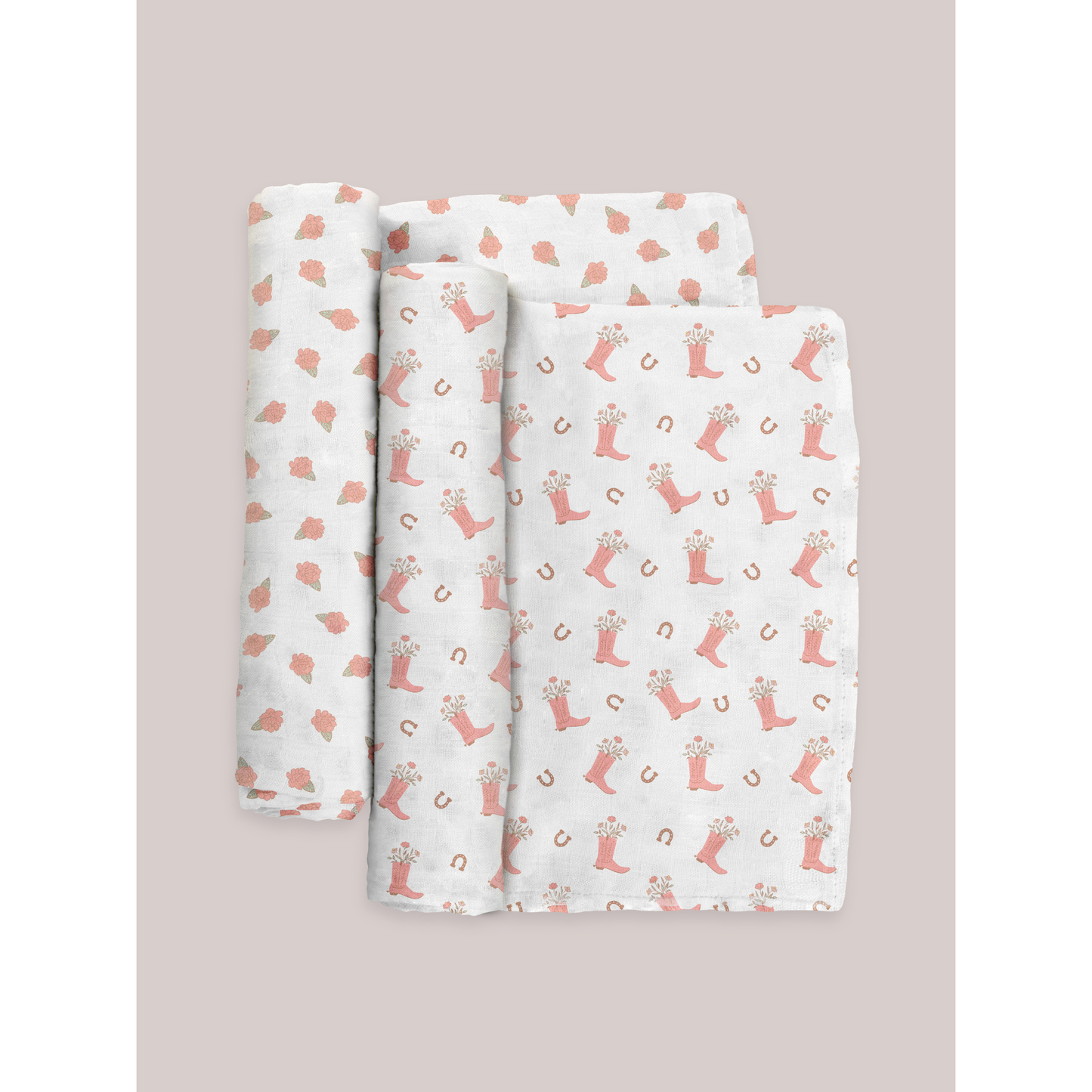 Swaddle Blanket Set - Bloomin' Boot