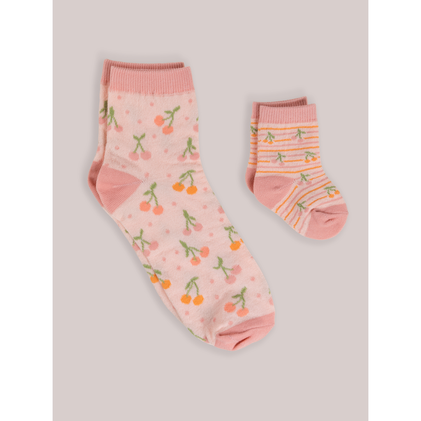 Mama & Me Socks - Cherry Cute by Doodle By Meg