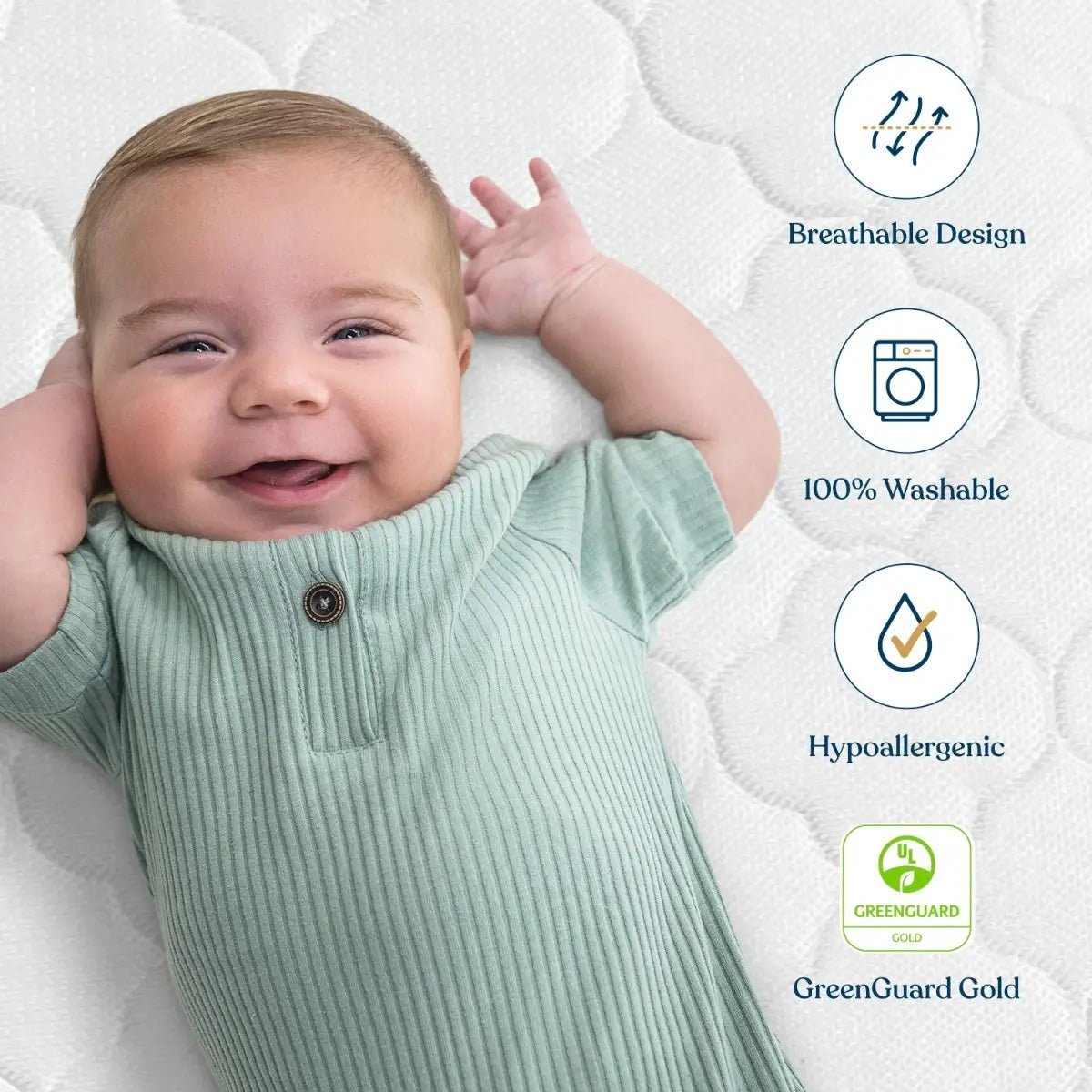 HALO BREATHABLE Crib Mattress