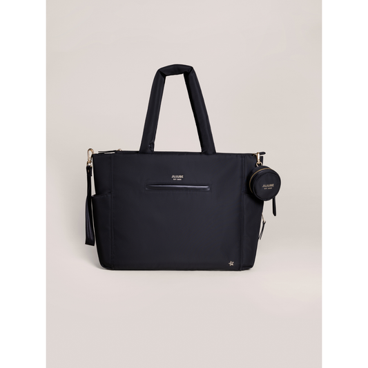 Utility-Strap Tote Black