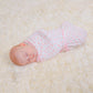 Easy Swaddle Blankets by Comfy Cubs - Pink, Pack of 3