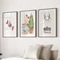 Nursery Christmas Winter Art Poster Home Decor