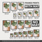 3 Piece Green Monstera Leaf Print Set. Tropical Decor