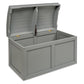 Hardwood Barrel Top Toy Chest – Gray