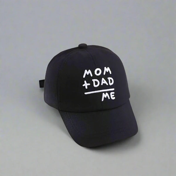 Mom Dad Me Snapback Cap