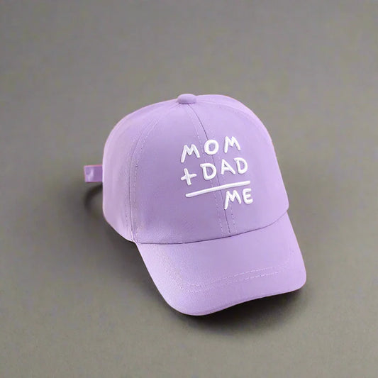 Mom Dad Me Snapback Cap