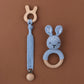 Pacifier Clip Teether Toy Set