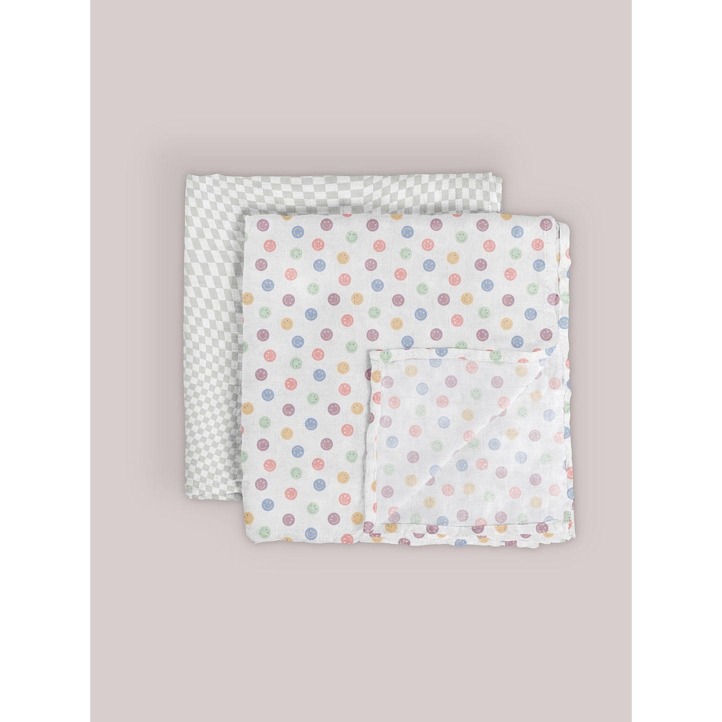 Swaddle Blanket Set - Happy Baby Vibes