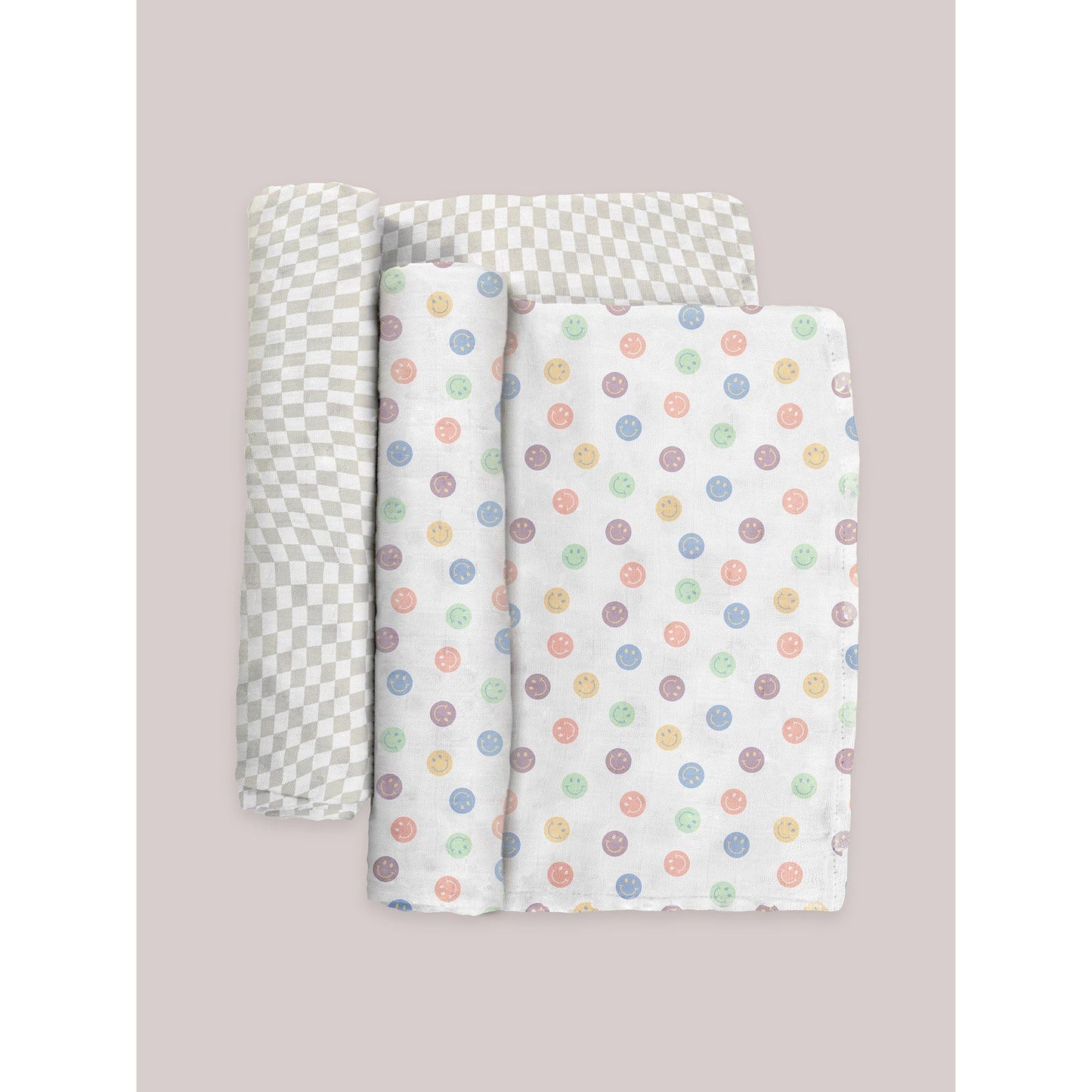 Swaddle Blanket Set - Happy Baby Vibes