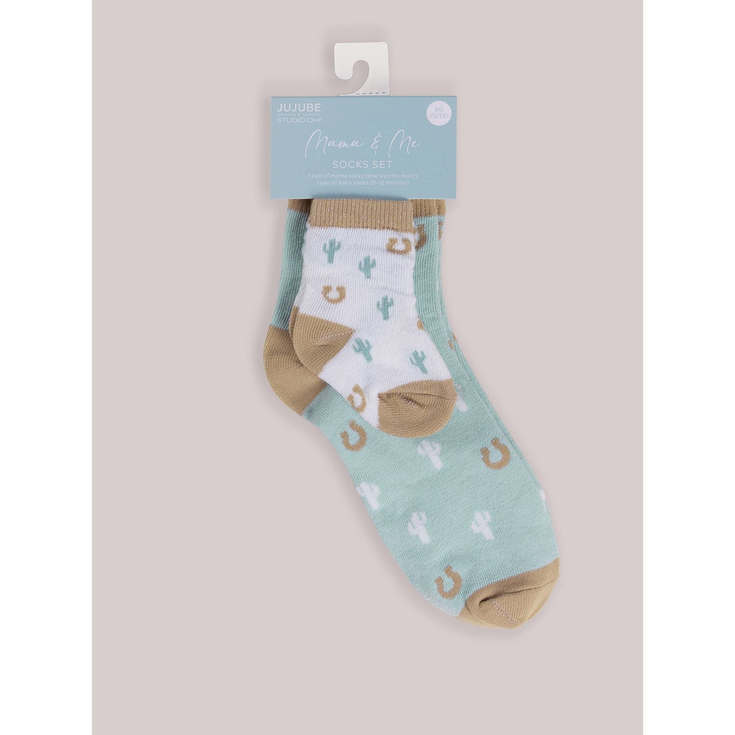 Mama & Me Socks - Howdy Partner Blue