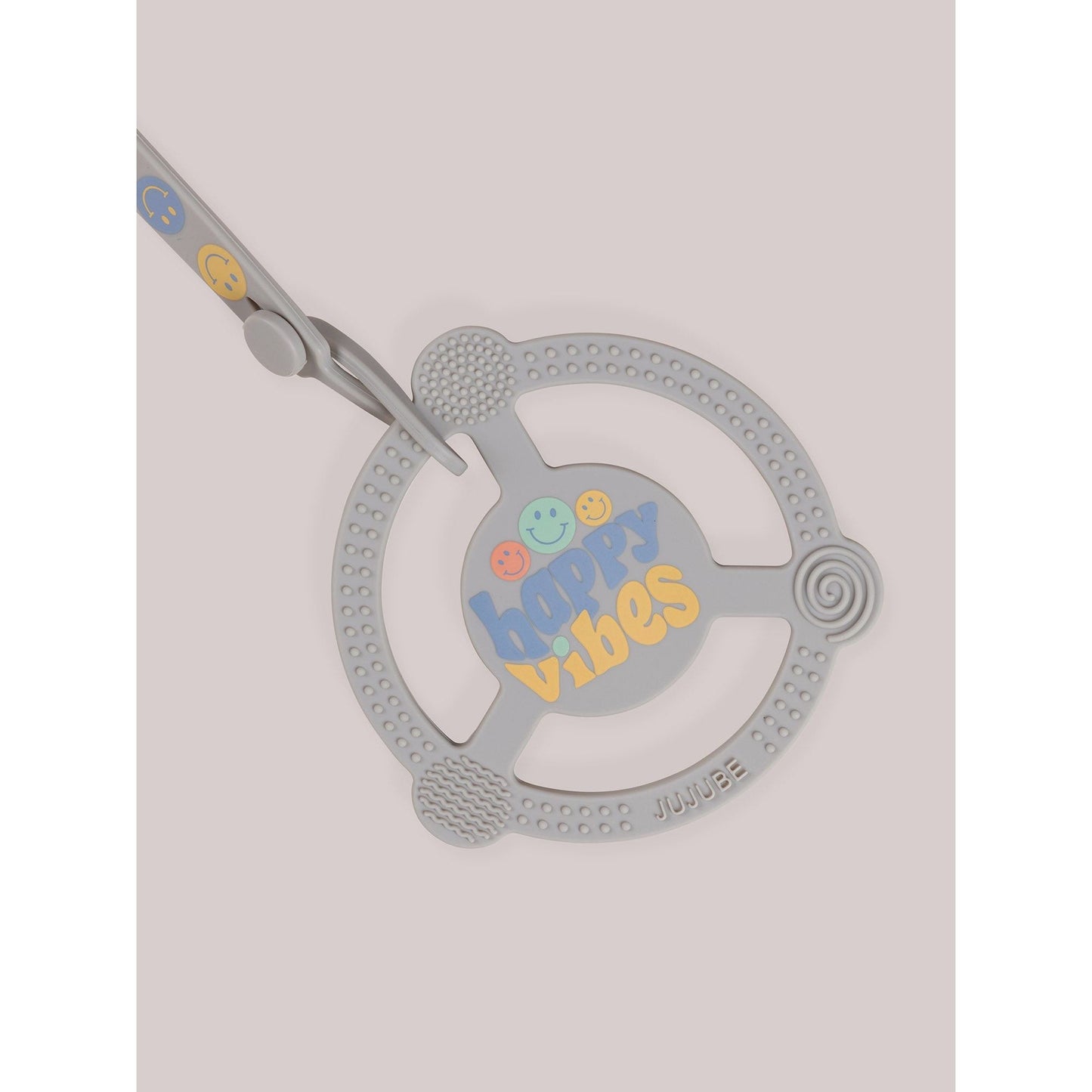 Silicone Teether Ring - Happy Baby Vibes