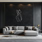 Abstract Female Line Art Metal Wall Decor - KAF082