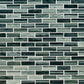 Midnight Blue Ombre 2"x6" Glass Subway Mesh Mounted Mosaic Wall Tile - MSI Collection