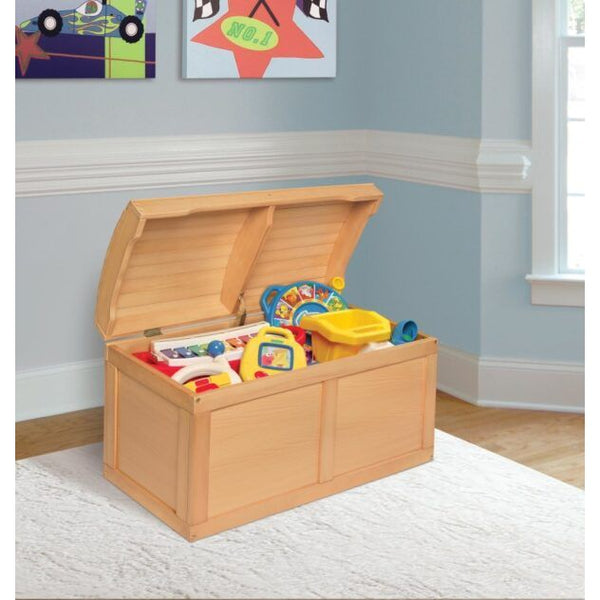 Hardwood Barrel Top Toy Chest – Natural