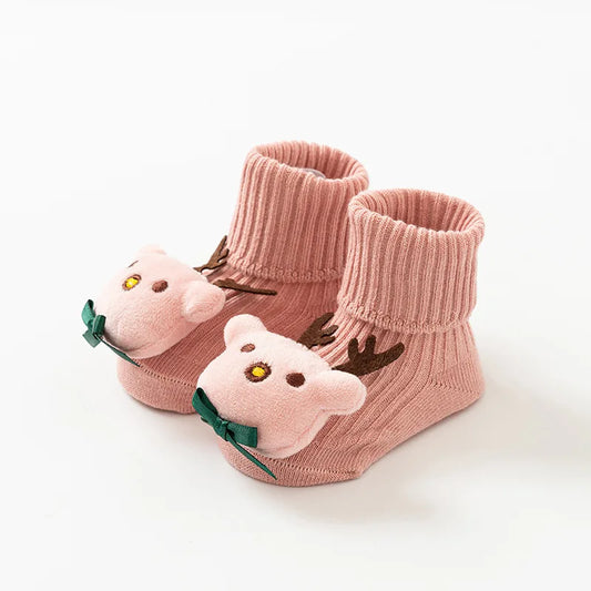 Cartoon Animal Patch Socks