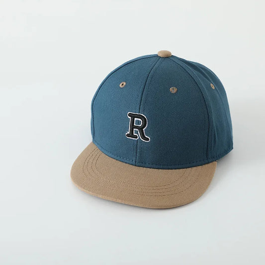 Letter R Peaked Baseball Hat